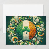 Iers/Ierland St. Patrick's Day Feestdagenkaart (Voorkant / Achterkant)