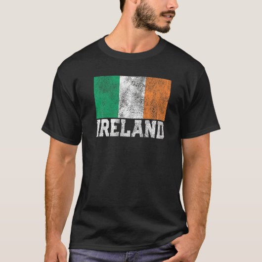 Iers Ierland Vlag Pride Roots Land St Patrick' T-shirt (Voorkant)