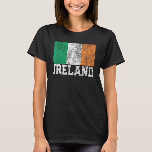 Iers Ierland Vlag Pride Roots Land St Patrick' T-shirt (Voorkant)