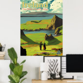 Iers Iers reisrector Poster (Thuiskantoor)