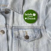 Iers Ik ben drink Ronde Button 5,7 Cm (In situ)