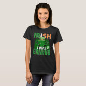 Iers Ik Gaming St Patrick's Day Videospel Con T-shirt (Voorkant volledig)