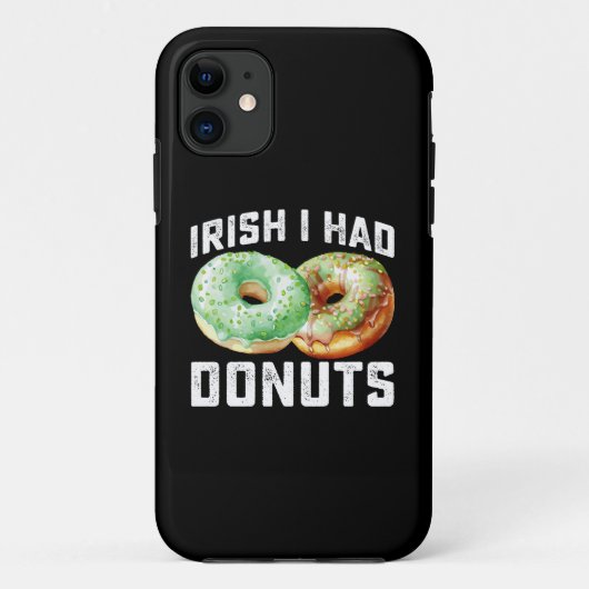 Iers Ik Had Donutliefhebbers Grappige St. Patrick' Case-Mate iPhone Case (Achterkant)
