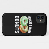 Iers Ik Had Donutliefhebbers Grappige St. Patrick' Case-Mate iPhone Case (Achterkant (horizontaal))