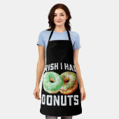 Iers Ik Had Donutliefhebbers Grappige St. Patrick' Schort (Gedragen)
