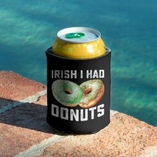 Iers Ik Had Donuts Liefhebbers Grappige St Patrick Blikjeskoeler