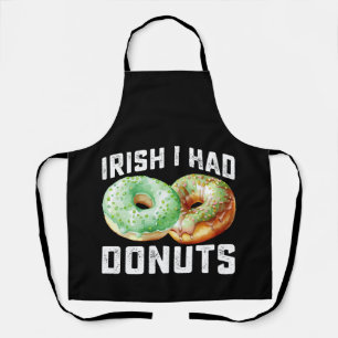 Iers Ik had Donuts Lovers Grappig St Patrick's Day Schort