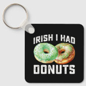 Iers Ik had Donuts Lovers Grappig St Patrick's Day Sleutelhanger (Voorkant)