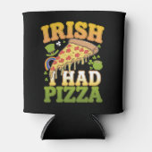 Iers Ik Had Pizza Grappige St. Patrick's Dag Liefh Blikjeskoeler (Voorkant)