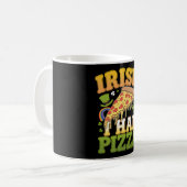 Iers Ik Had Pizza Grappige St. Patrick's Day Liefh Koffiemok (Voorkant links)