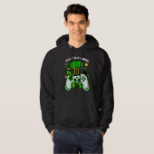 Iers ik speelde grappig St Patrick's Day Video Ga Hoodie (Voorkant volledig)