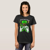 Iers ik speelde grappig St Patrick's Day Video Ga T-shirt (Voorkant volledig)