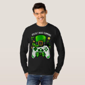 Iers ik speelde grappig St Patrick's Day Video Ga T-shirt (Voorkant volledig)