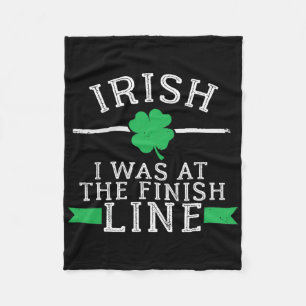 Iers Ik Was Bij De Finishlijn Grappige St. Patrick Fleece Deken
