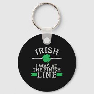 Iers Ik Was Bij De Finishlijn Grappige St. Patrick Sleutelhanger