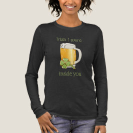 Iers ik was binnen in je bier St. Patrick's Day Tri-Blend Shirt