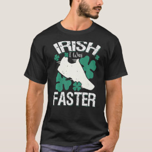 Iers Ik Was Sneller Grappig Hardlopen St Patrick's T-shirt