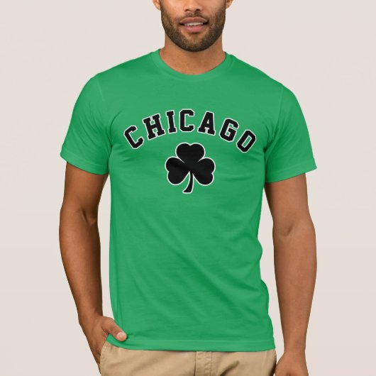 Iers in Chicago T-shirt (Voorkant)
