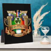 Iers Italiaans alle Amerikaans Fotoplaat (Zijkant)