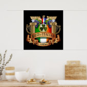 Iers Italiaans alle Amerikaans Poster (Keuken)