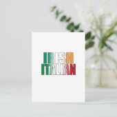 Iers Italiaans Briefkaart (Staand voorkant)