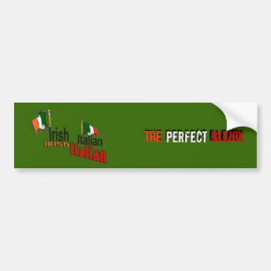 Iers Italiaans Bumpersticker