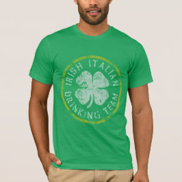 Iers Italiaans Drink team T-shirt