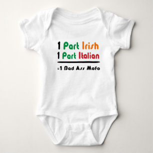 Iers Italiaans Funny Organic Baby Shirt