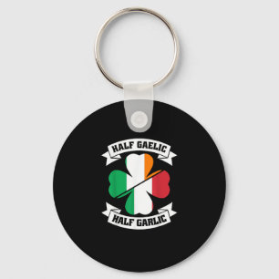 Iers Italiaans Half Gaelic Half Garlic Saint Patri Sleutelhanger