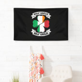 Iers Italiaans Half Gaelic Half Garlic Saint Patri Spandoek (Insitu)
