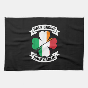 Iers Italiaans Half Gaelic Half Garlic Saint Patri Theedoek
