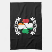 Iers Italiaans Half Gaelic Half Garlic Saint Patri Theedoek (Verticaal)