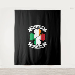 Iers Italiaans Half Gaelic Half Garlic Saint Patri Wandkleed