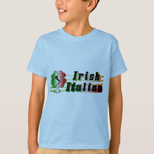 Iers Italiaans Kinder T-Shirt (Voorkant)