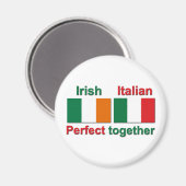 Iers Italiaans - perfect bij elkaar! Magneet (Voorkant / Achterkant)