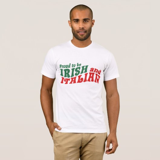 Iers Italiaans T-shirt (Voorkant volledig)