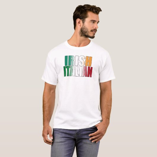 Iers Italiaans T-shirt (Voorkant volledig)