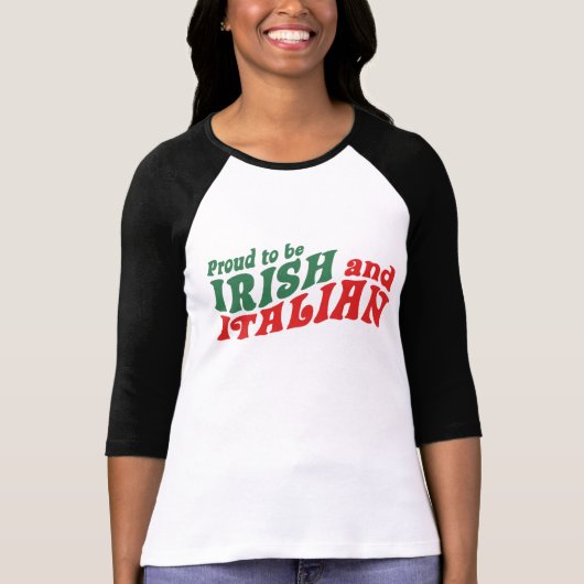 Iers Italiaans T-shirt (Voorkant)