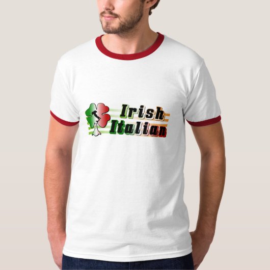 Iers Italiaans T-shirt (Voorkant)
