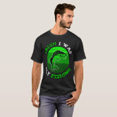Iers jammer dat ik met vliegvisvangst bezig was t-shirt (Voorkant volledig)