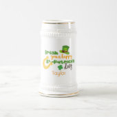 Iers je een gelukkige St Patricks Day Bierpul (Center)