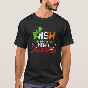 Iers je een prettige kerst t-shirt
