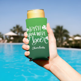 Iers je was een biergradiënt St. Patrick's Day Seltzer Blikjeskoeler