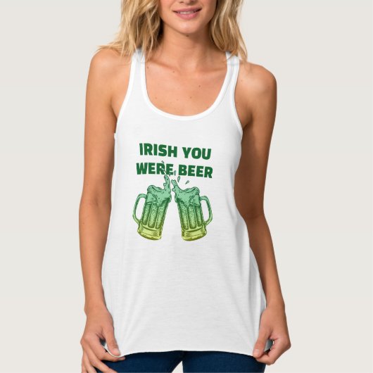 Iers Jij was Beer Baby Tanktop (Voorkant)