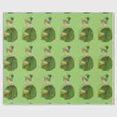 Iers juffrouw Gift Wrapping Paper Cadeaupapier (Vlak)