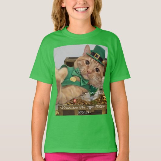 Iers kat humor T-shirt (Voorkant)