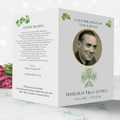 Iers katholiek rouwprogramma, herdenking (papier) flyer