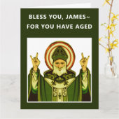 Iers-katholieke Birthday Kaart (Gele Bloem)