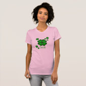 Iers, Keltisch in roze T-shirt (Voorkant volledig)
