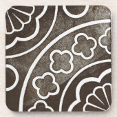  Iers Keltisch Kunstontwerp zwart Drankjes Onderzetter (Voorkant)